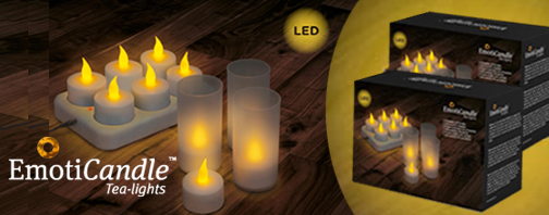 Set de 6 Bougies LED rechargeables