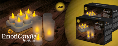 Set de 6 Bougies LED rechargeables