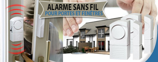 Pack Alarme sans fil porte et fenêtre