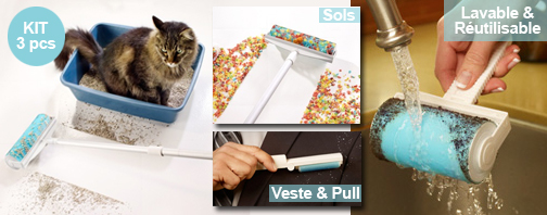 Kit anti-poils et peluches