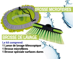 Kit Lance de lavage télescopique