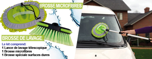 Kit Lance de lavage télescopique