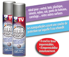 Spray imperméabilisant Max Proof