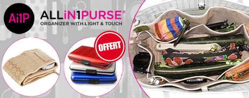 Organisateur de sac à main + 1 Porte-cartes OFFERT