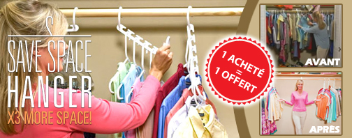 Lot de 8 Porte Cintres Malin 1 lot acheté = 1 lot offert