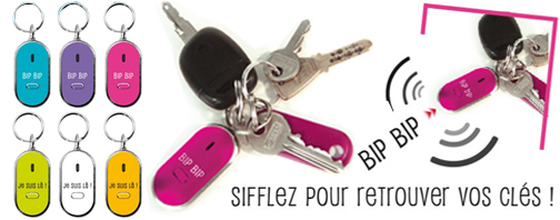 Porte-clés siffleur