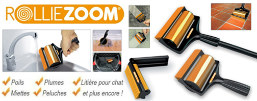 Kit Rouleau adhésif réutilisable Rollie Zoom