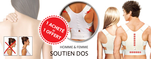 Soutien dos magnétique 1 Acheté = 1 Offert
