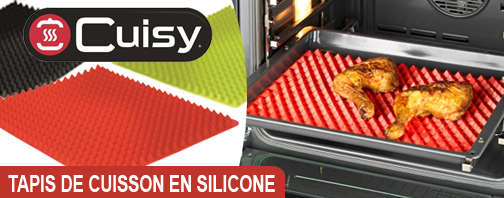 Tapis de cuisson relief en silicone