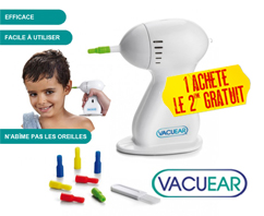 Nettoyeur d'oreilles Vacu Ear 1 Acheté = 1 Offert