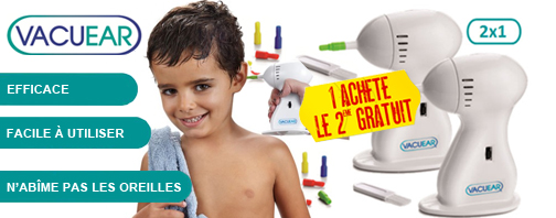 Nettoyeur d'oreilles Vacu Ear 1 Acheté = 1 Offert