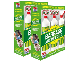 Lot de 3 Barrages aux insectes W2000 + 1 Pulvérisateur