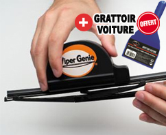 Kit réparation essuie-glace Wiper Genie + Grattoir voiture OFFERT